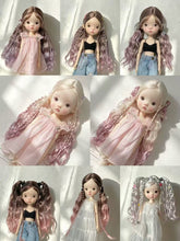 Braided Twin Tails Wave BJD Wig - Handmade Doll Hair - ToastDoll