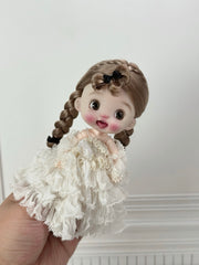Softly Styled Braided OB11 Wig - Handmade Doll Hair - ToastDoll