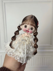 Softly Styled Braided OB11 Wig - Handmade Doll Hair - ToastDoll