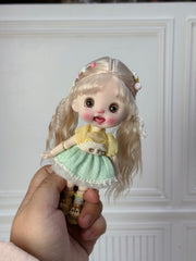 Twin Ponytail OB11 Wig - Handmade Doll Hair - ToastDoll