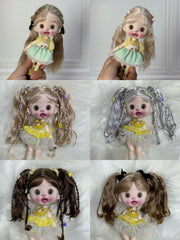 Twin Ponytail OB11 Wig - Handmade Doll Hair - ToastDoll