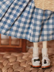Leather Bow Casual Blythe BJD Flats - Handmade Doll Shoes - ToastDoll