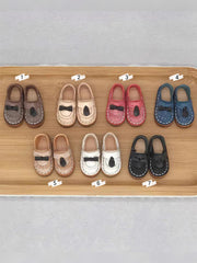 Leather Bow Casual Blythe BJD Flats - Handmade Doll Shoes - ToastDoll