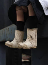 Handmade Shoes for Blythe/BJD, Hand-Distressed Boots