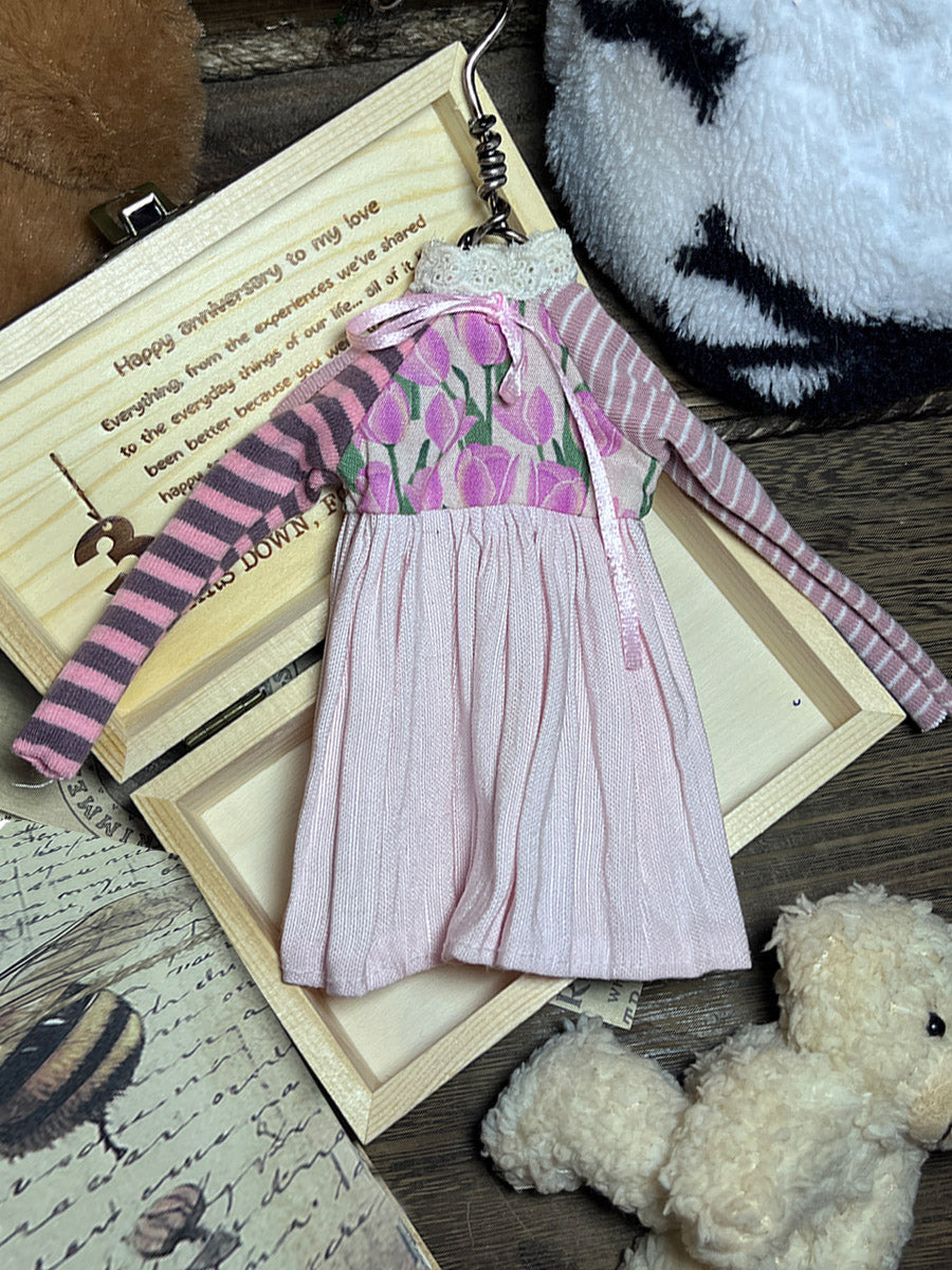 Pink Tulip Floral Blythe Dress | ToastDoll