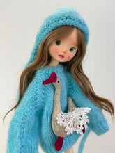 Blue Mohair Swan Blythe BJD Knitwear | ToastDoll