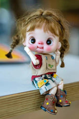 Star Blythe BJD Ob11 Boots - Handmade Doll Shoes - ToastDoll