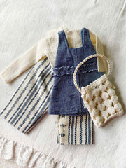 Clean Denim Blythe 1/6 BJD Outfit Detail | ToastDoll