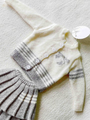 Preppy Striped Knit Blythe 1/6 BJD Outfit Detail | ToastDoll