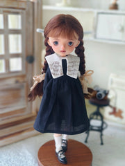 Colette Custom 1/6 BJD OOAK Vintage Quiet Doll Front View | ToastDoll