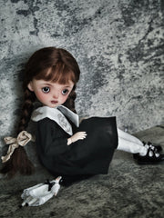 Colette Custom 1/6 BJD OOAK Vintage Quiet Doll Sitting Pose | ToastDoll
