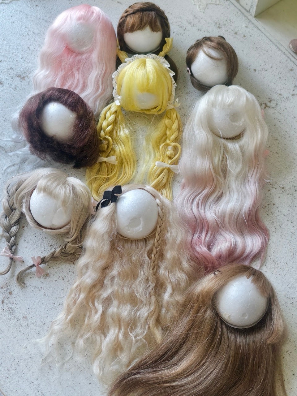 1/6 BJD Colorful Wigs | ToastDoll