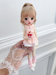 Mimi Custom 1/6 BJD OOAK - Sweet Pink Doll - ToastDoll