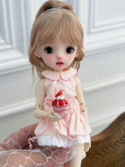Mimi Custom 1/6 BJD OOAK - Sweet Pink Doll - ToastDoll