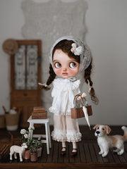 White Antique Blythe Outfit | ToastDoll