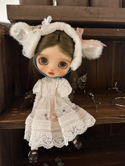 Retro Lamb Set Blythe Outfit Sitting Pose | ToastDoll