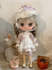 Handmade Outfit for Blythe/ Ob24/ Ob22/ Pullip, Retro Suit