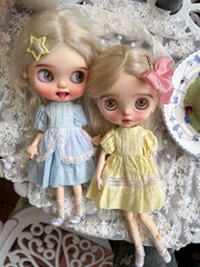 Pastel Apron Puff Blythe 1/6 BJD Dress | ToastDoll