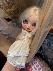 Soft Lace Dress Blythe BJD Outfit - Handmade Doll Clothes - ToastDoll