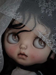 Moon Fragile Moth - Custom Blythe Commission - ToastDoll