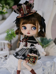 Detachable Cape Dress Blythe Cat Outfit | ToastDoll