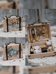 Handmade Doll Miniature, Fabric Carrying Case