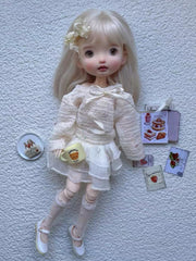 Sheer Knit Silk 1/6 BJD Outfit Front View | ToastDoll