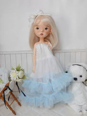 Tiered Tulle Blythe 1/6 BJD Dress Set - Handmade Doll Clothes -ToastDoll