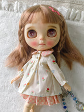 Handmade Outfit for Blythe/ Ob24/ Ob22/ 1/6 BJD, Pink Flower Dots clothes