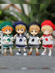 Handmade Outfit for Obitsu/GSC, Seaside Academy Clothing Set