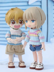 Handmade Outfit for Obitsu/GSC, Colorful Sweater Shorts