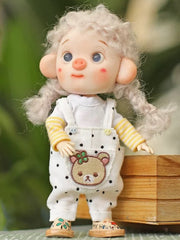 Handmade Outfit for Obitsu/GSC,Casual Style Overalls