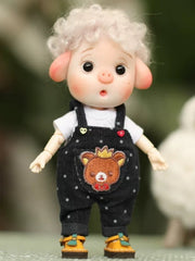 Handmade Outfit for Obitsu/GSC,Casual Style Overalls