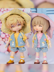 Handmade Outfit for Obitsu/GSC, Colorful Casual Clothing Set