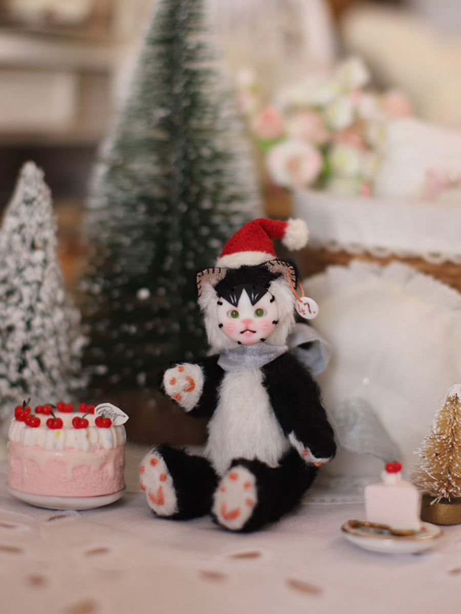 Cat Masked Animal Plushies Sitting Pose | ToastDoll