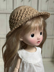 Crochet Cloche 1/6 BJD Hat - Handmade Doll Accessory - ToastDoll