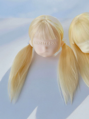 Blonde BJD Pigtails Wig | ToastDoll