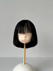 Black Straight Bob BJD Wig | ToastDoll