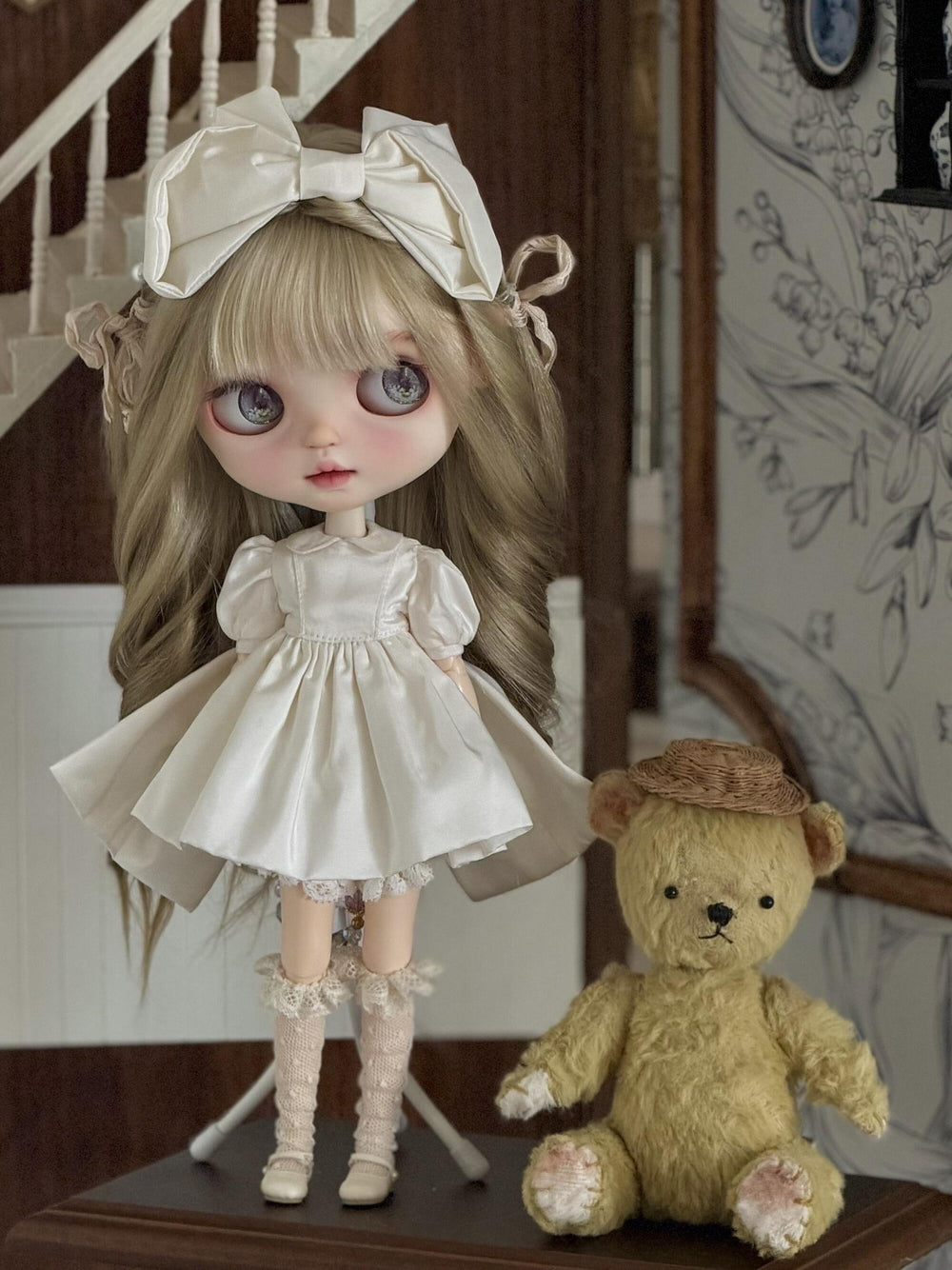 Classic White Blythe BJD Dress | ToastDoll