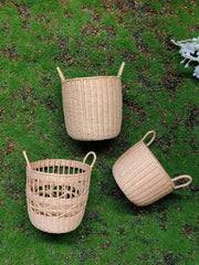Handmade Miniature Props for BJD/Blythe/Obitsu, Rattan Style Laundry Basket