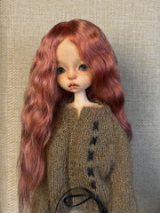 Natural Wavy Long 1/6 BJD Mohair Wig - Handmade Doll Hair - ToastDoll