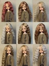 Natural Wavy Long 1/6 BJD Mohair Wig | ToastDoll