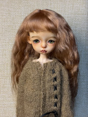 Multicolor Wavy 1/6 BJD Mohair Wig - Handmade Doll Hair - ToastDoll