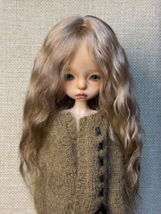 Multicolor Wavy 1/6 BJD Mohair Wig - Handmade Doll Hair - ToastDoll