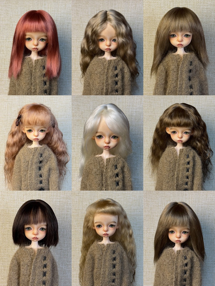 Multicolor Mix Style 1/6 BJD Mohair Wig | ToastDoll