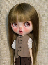 Bangs Long Straight Blythe Mohair Wig - Handmade Doll Hair - ToastDoll