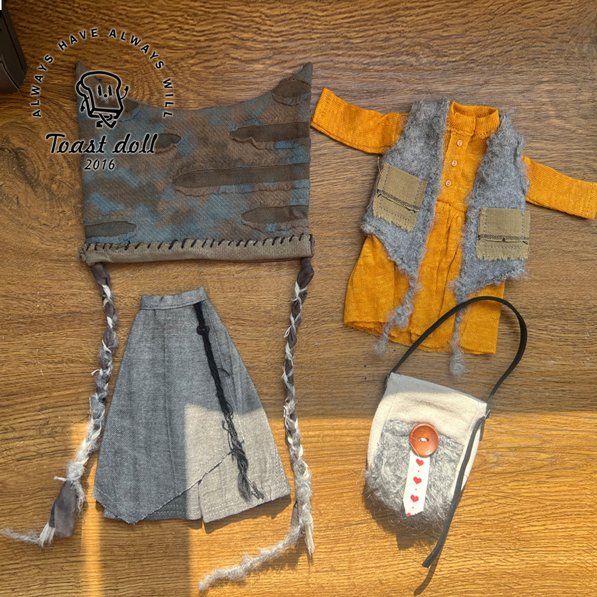 Handmade Outfit for Blythe/Pullip, Mixed Japanese Style Clothes Set