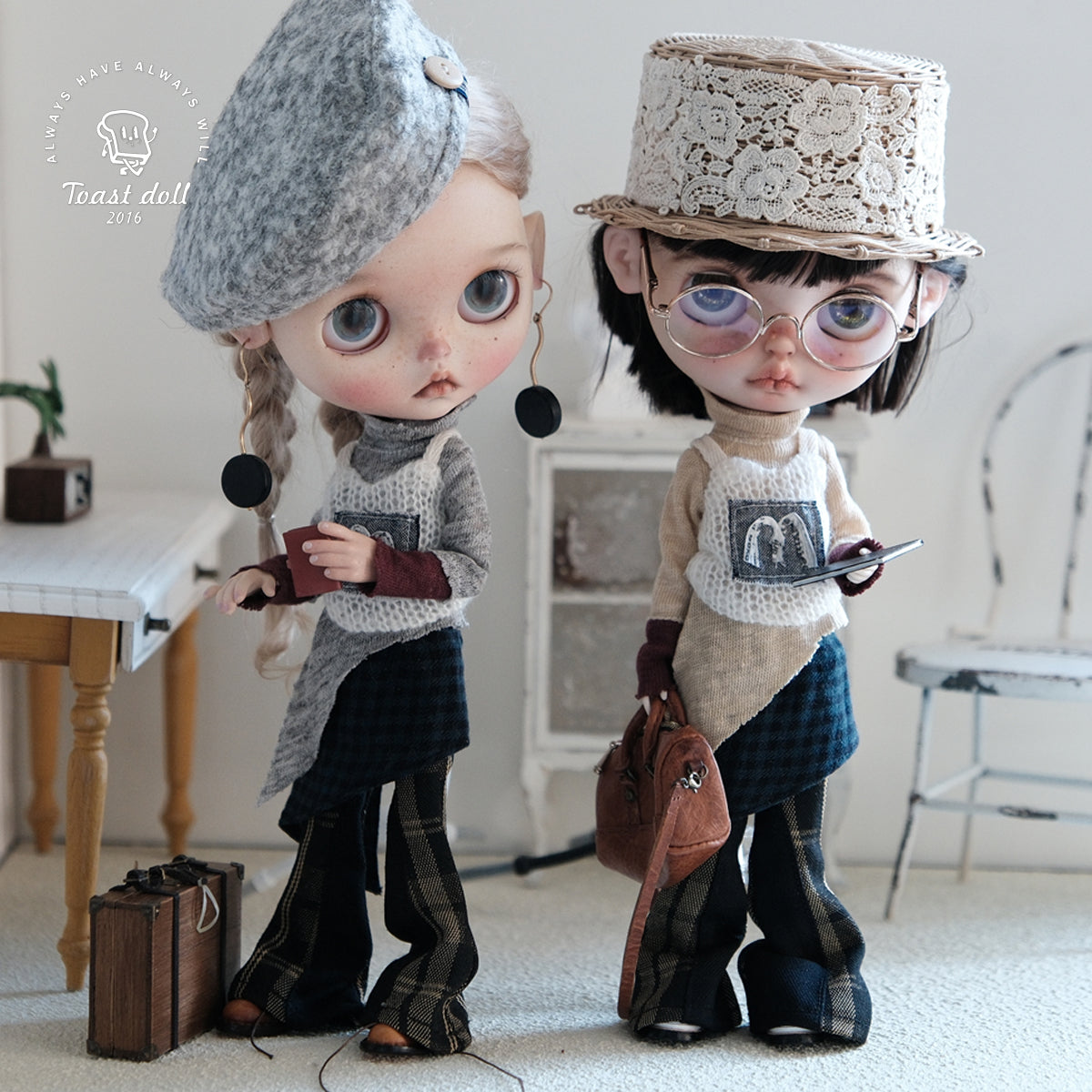 Handmade Outfit for Blythe/Obitsu, Mixed Japanese Style Clothes Set