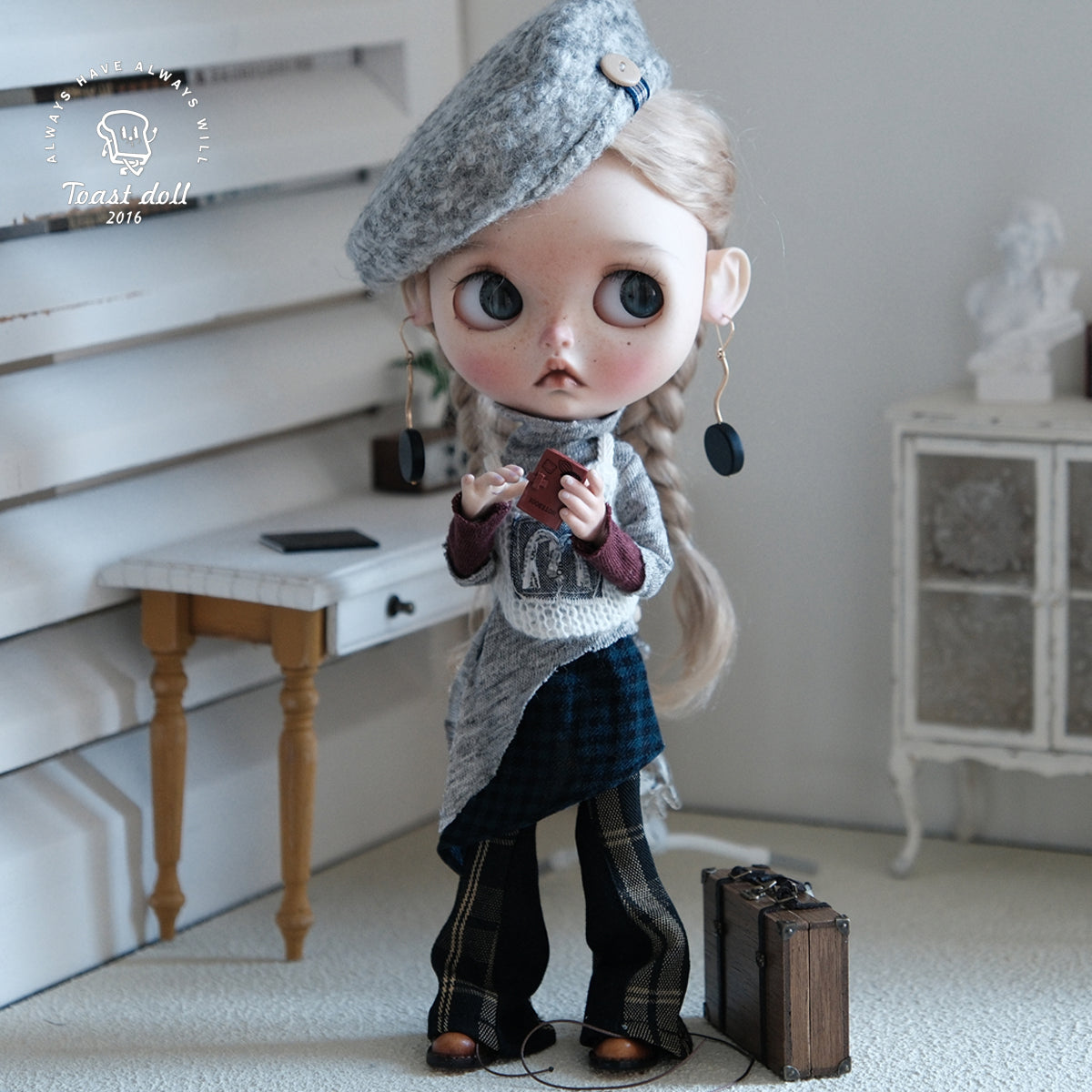 Handmade Outfit for Blythe/Obitsu, Mixed Japanese Style Clothes Set