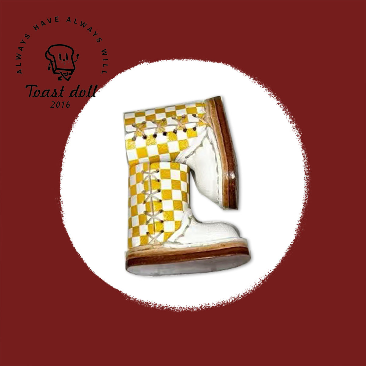 Handmade Shoes for Blythe/Obitsu,  Checkboard Boots